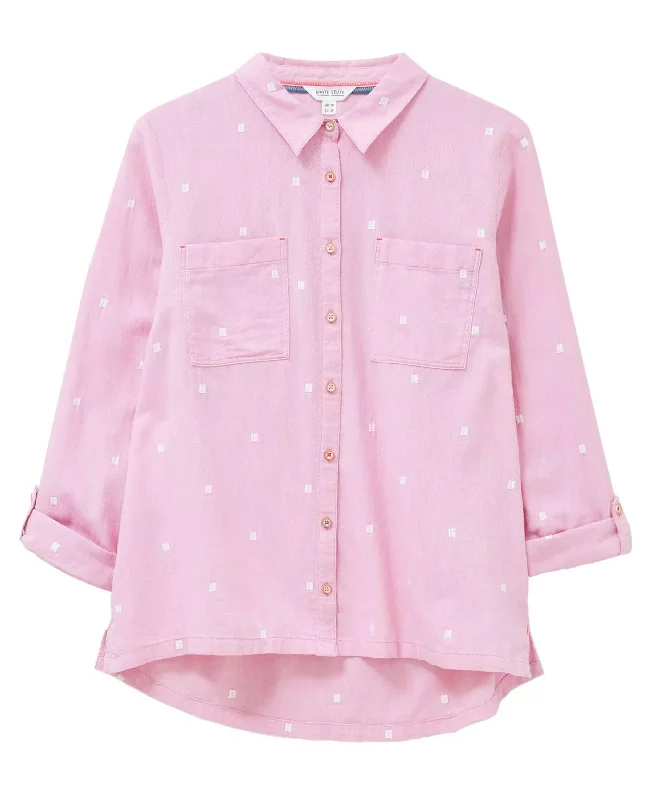 Sophie Organic Cotton Shirt - Pink Multi-- Cozy Warm Stylish
