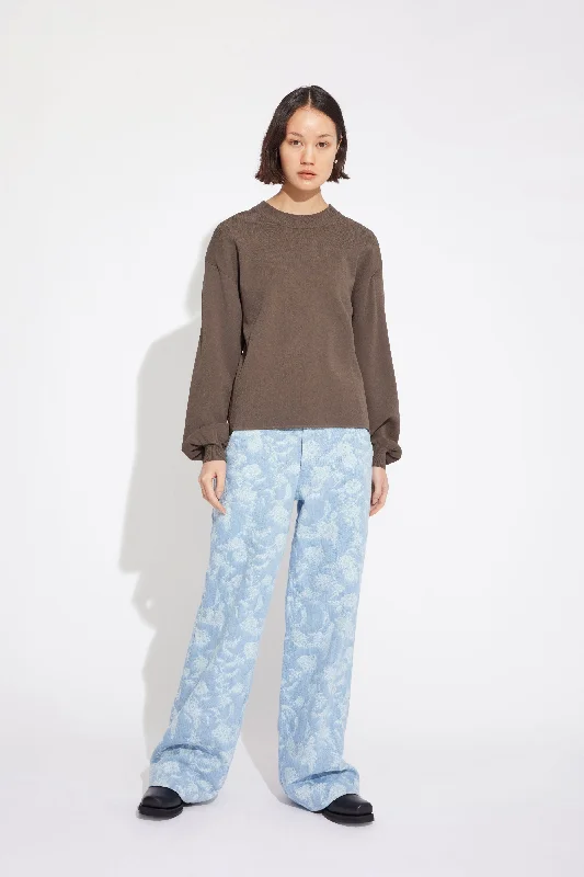 Leah Shirt - Tarmac-- Plaid T-Shirt Polka Dot Checkered