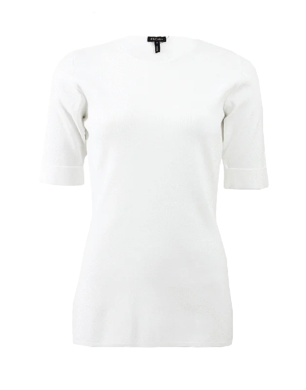 Samihana T-Shirt-- Print Jacquard Patchwork