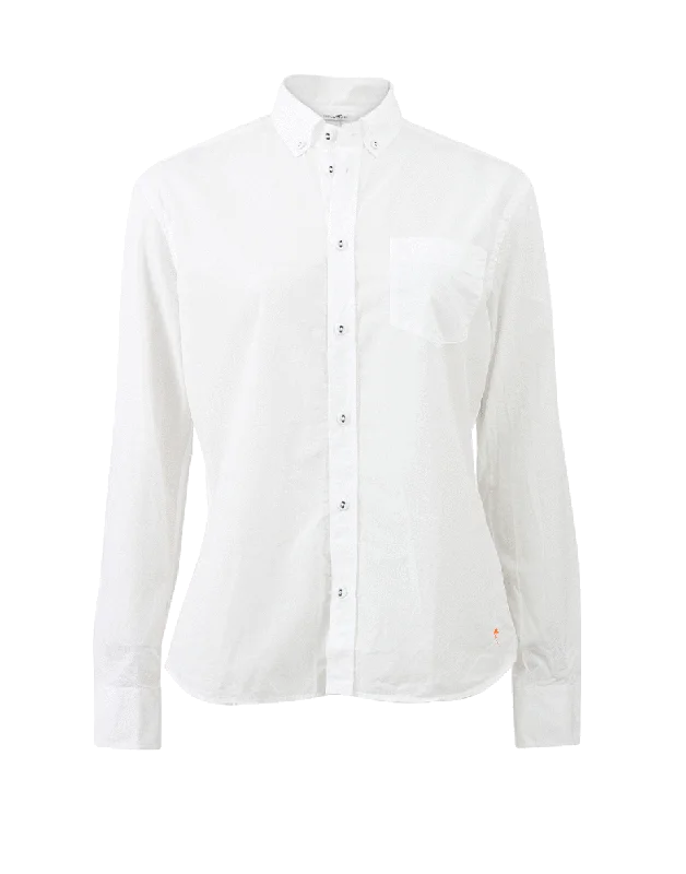 Airy Pope Shirt-- Spandex Blend Rayon Blend Denim Blend