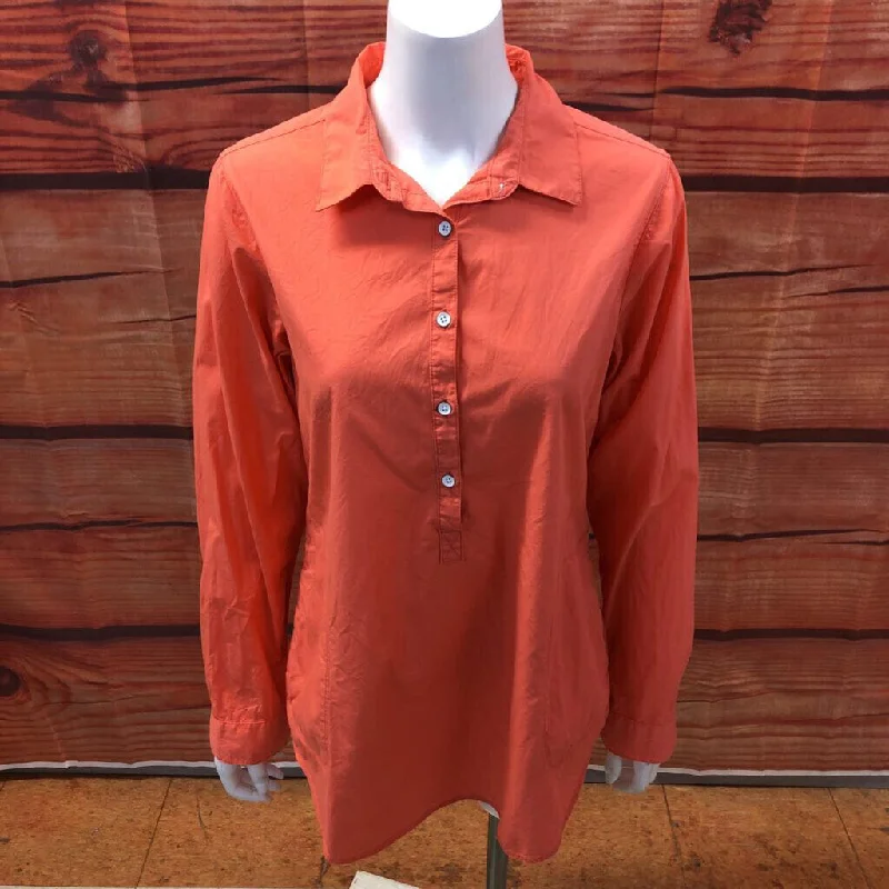 COLUMBIA CORAL SHIRT SIZE MEDIUM TCC-- Zippered Front Buttoned Front Snap Front