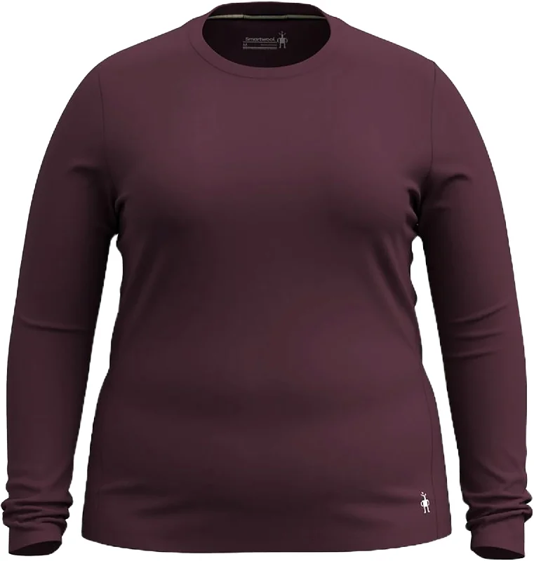 Classic All-Season Merino Base Layer Long Sleeve Boxed Plus T-shirt - Women's|-|T-shirt classique toutes saisons en mérinos à manches longues Boxed Plus - Femme-- Houndstooth Herringbone Solid