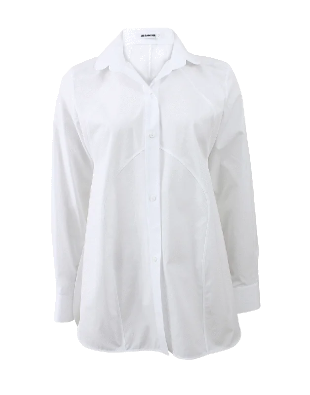 Teodora Shirt-- Front Pockets Side Pockets Patch Pockets