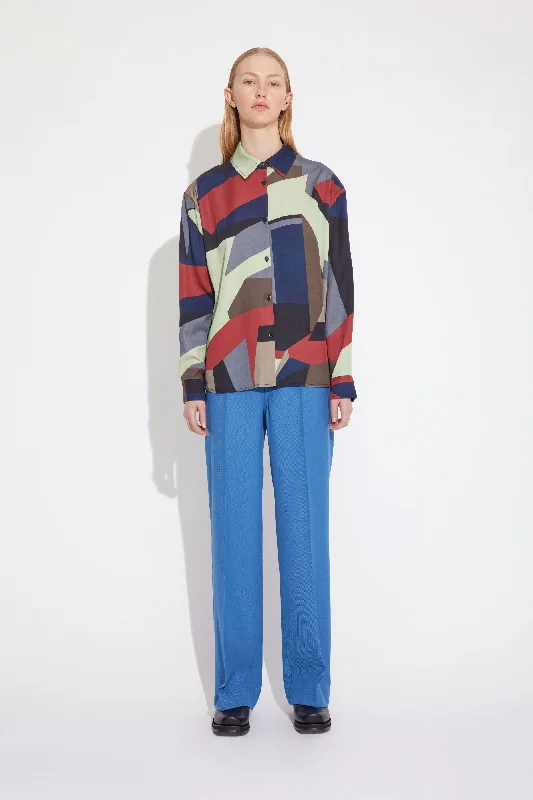 Jolie Shirt - Multi Color-- Boxy Fit Fitted Loose