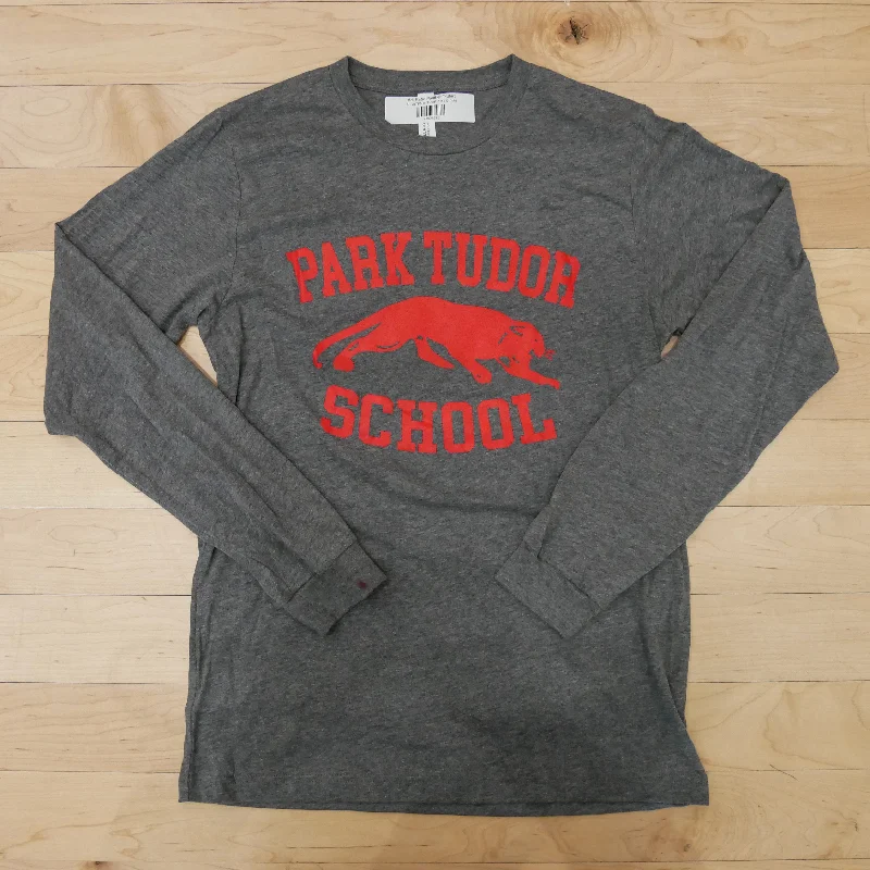 Ad. Retro Panther T-Shirt-- Notch Collar Peter Pan Collar Cowl Neck