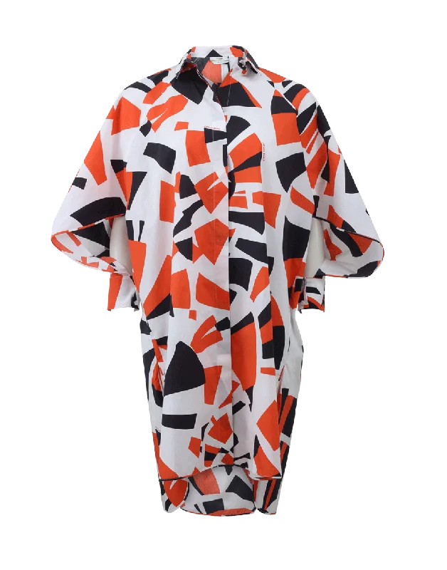 Shirt Beach Cover-Up-- Modern Contemporary Chic