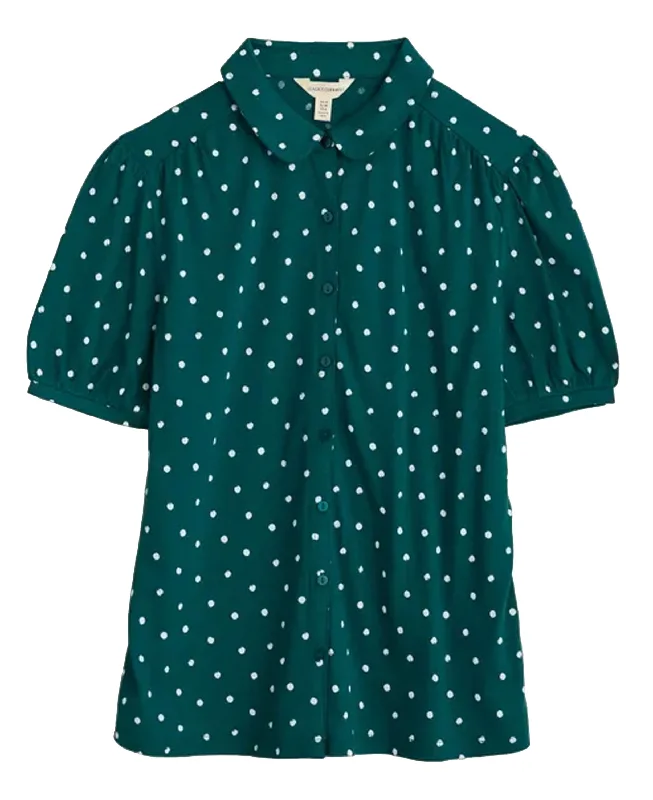 Embrace Shirt - Little Sponge Spot Dark Wreckage-- Ribbed Striped Patterned