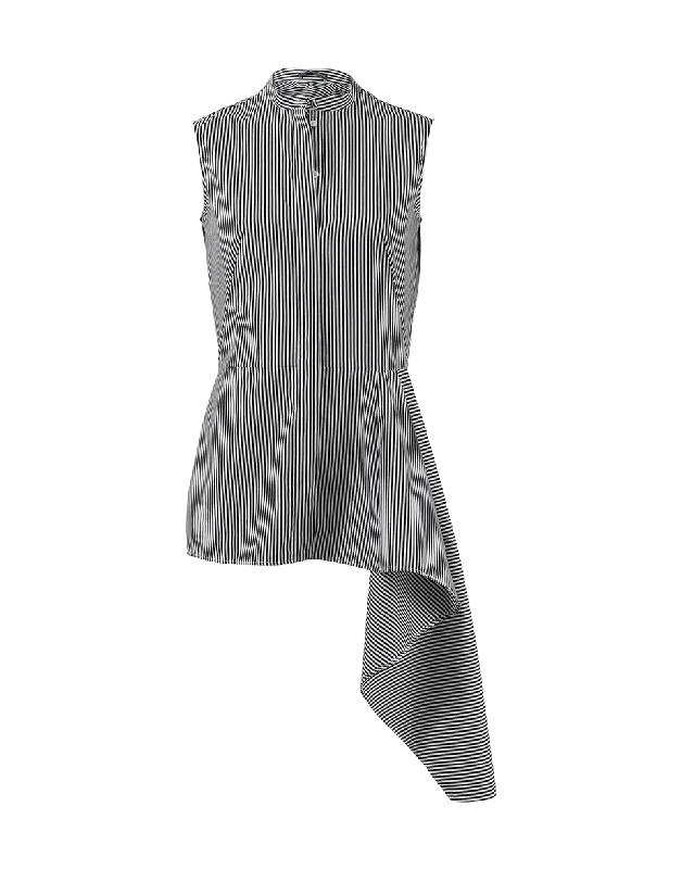 Asymmetrical Shirt-- Lace Blend Ribbed Blend Corduroy Blend