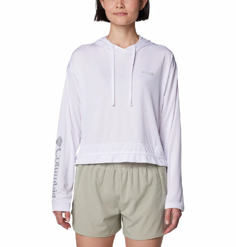 Columbia Womens PFG Tidal Light Hoodie Sweatshirt Hoodie with Illustration Artistic Creative