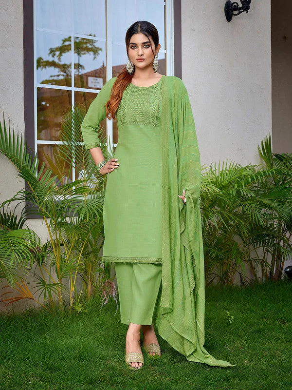 Women's Viscose Solid Flared Kurta Pant With Dupatta - Malishka Export Trendy Wide-Leg Pants