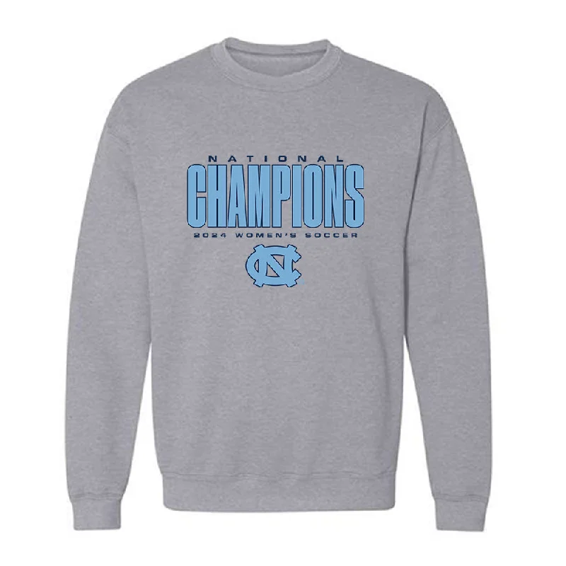 UNC - NCAA Women's Soccer : Ella Smith - National Champs Crewneck Sweatshirt Hoodie with Relaxed Fit Easy Casual