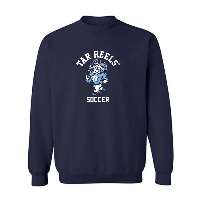 UNC - NCAA Women's Soccer : Ella Smith - Classic Shersey Crewneck Sweatshirt Hoodie with Front Slit Layering Stylish