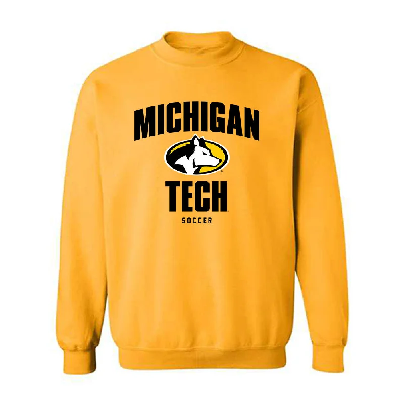 Michigan Tech - NCAA Women's Soccer : Ludesha Reynolds - Classic Shersey Crewneck Sweatshirt Hoodie with Ribbed Cuffs Snug Fit Comfort