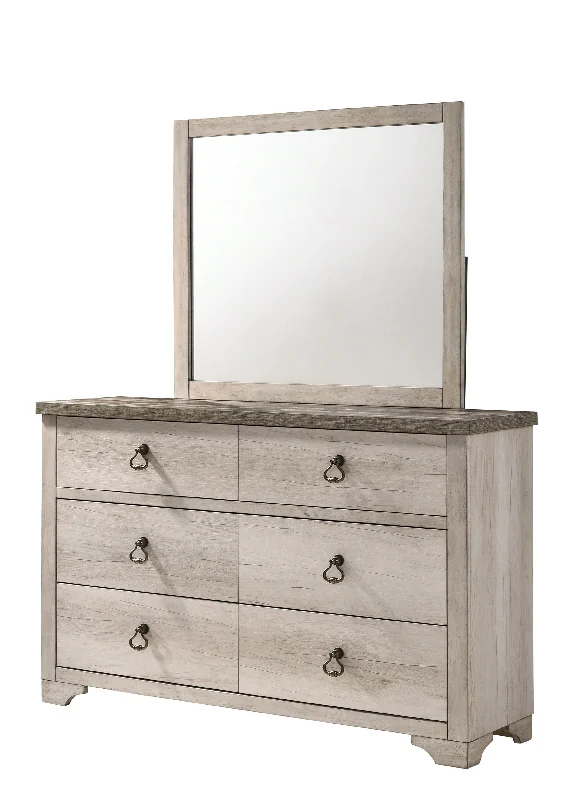 Patterson - Dresser, Mirror Boat Neckline Classic