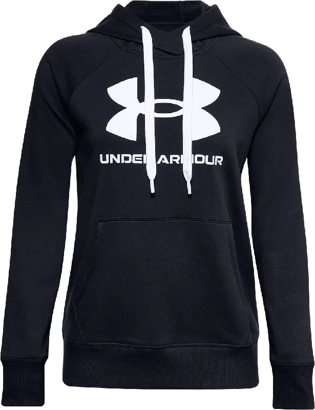 Under Armour Womens Rival Fleece Hoodie Sweatshirt Hoodie with Zipper Placket Modern Functional