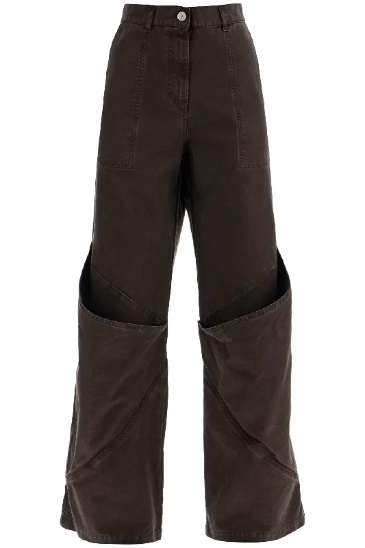 baggy multi-pocket pants 250WCP00198DDC093AA BROWN Cozy Jogger Leggings