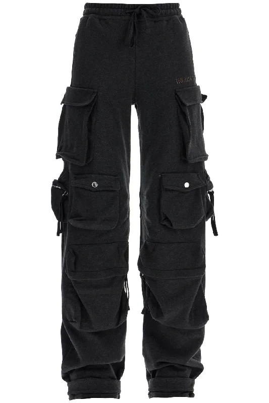 high-waisted loose black fade cotton pants 250WCP00260JJF007AA BLACK FADE/BROWN Stretch Fit Pants