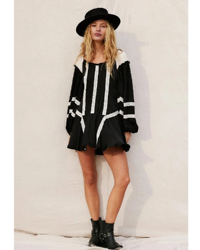 Salines Mini Dress Eclipse Chic Bohemian Mini Dress