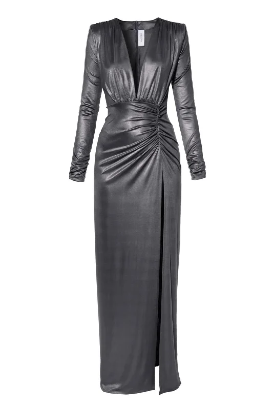 CLARISSA DRESS IN GREY PEARL Tunics Versatile functional