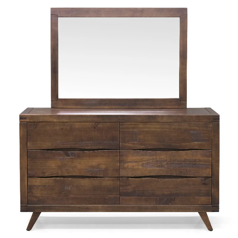 Pasco - Dresser And Mirror - Brown Tunics Versatile stylish