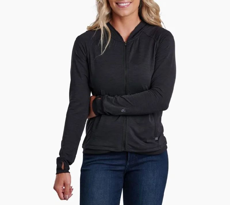 KÜHL Womens Inspira Full Zip Hoodie Sweatshirt Hoodie Dress Longline Feminine