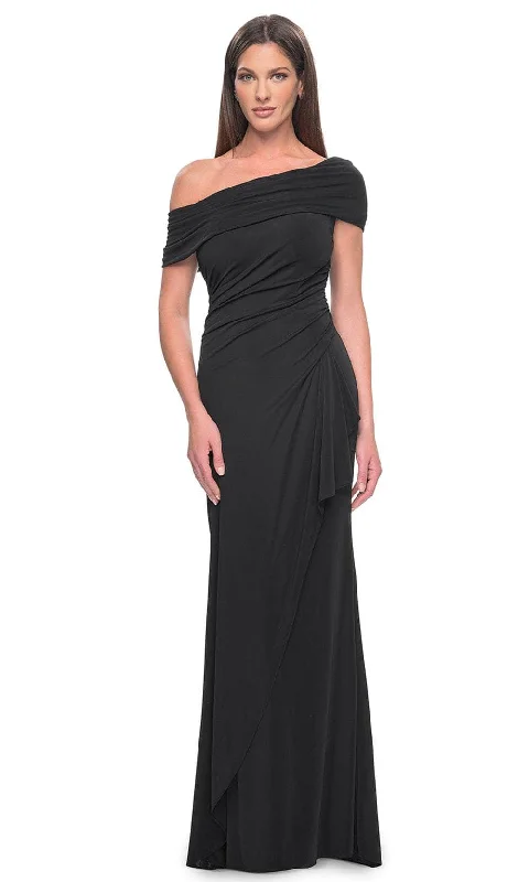La Femme 31459 - Sheath Off-Shoulder Formal Dress Tunics Luxurious high-end