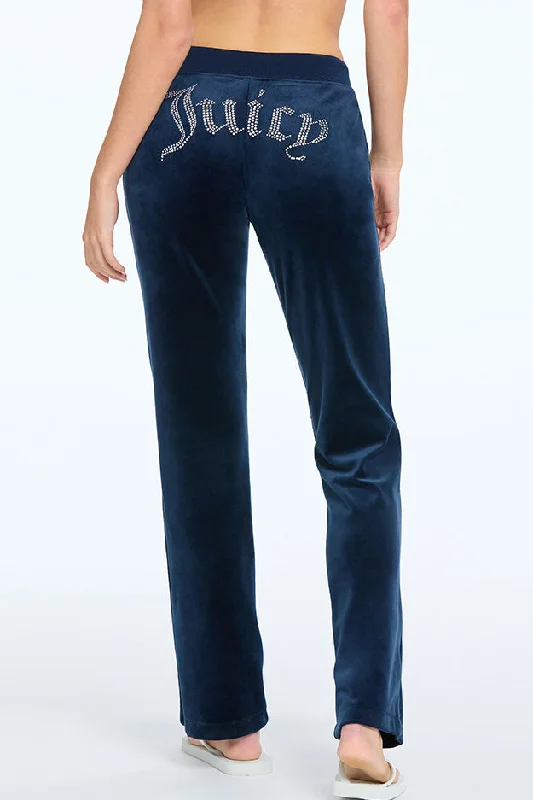 OG Big Bling Velour Track Pants Lightweight Jogger Pants