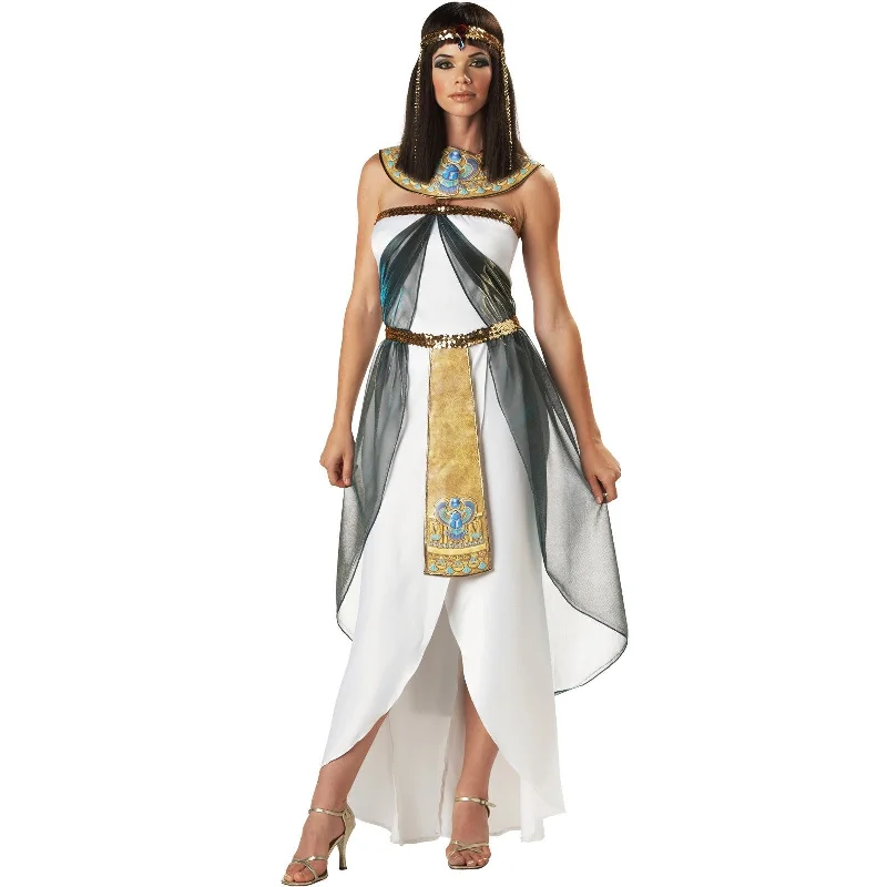 Cleopatra Egyptian Adult Fancy Dress Costume Adult Role-Play Tunics Chinos classic
