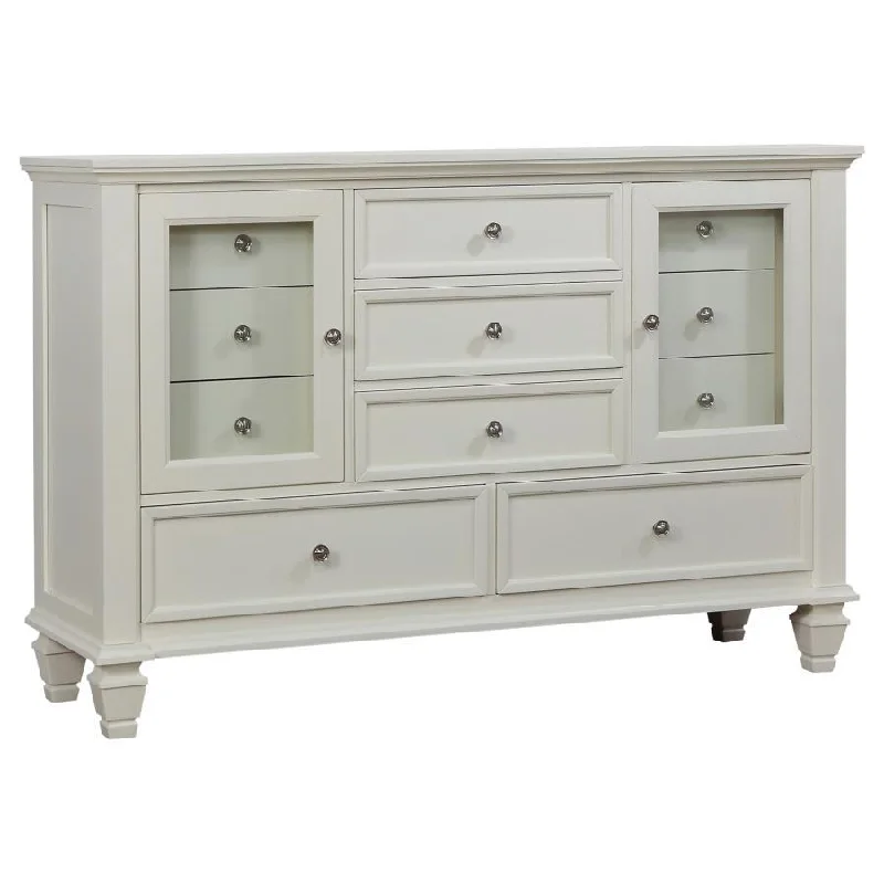 Sandy Beach - 11-drawer Rectangular Dresser Tunics Stylish elegant