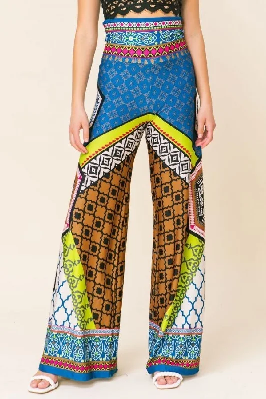 Palazzo Pants. Soft Stretch Trousers