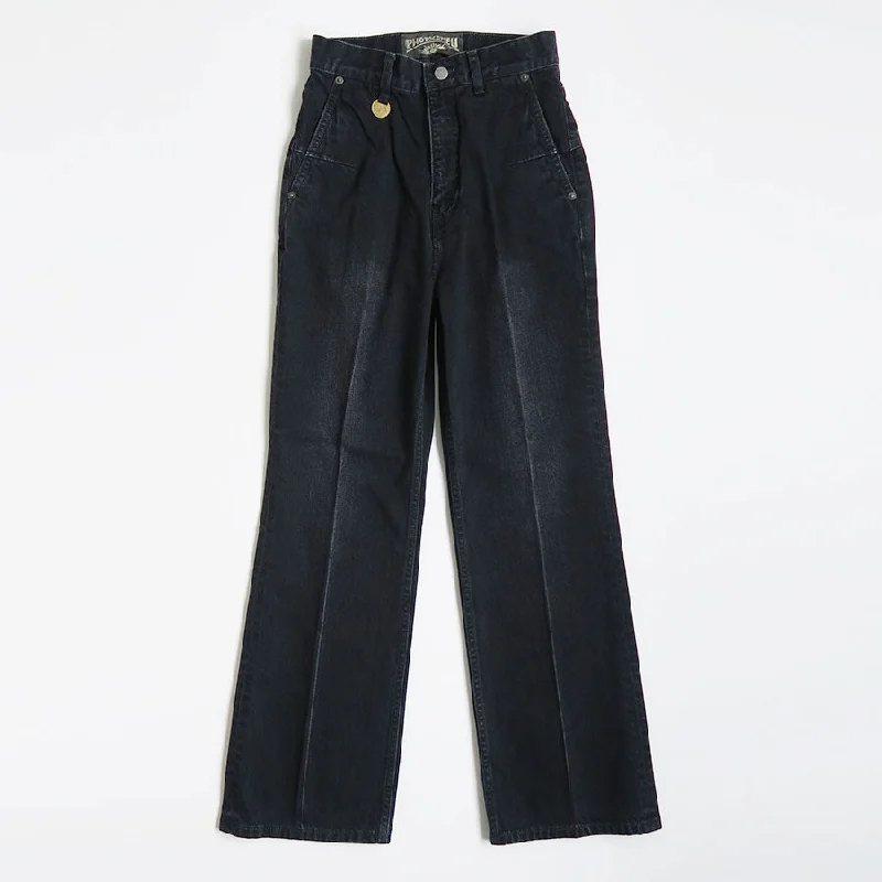 【PHOTOCOPIEU/フォトコピュー】<br>HI-WAIST DENIM PANTS (DAPHNE) <br>242DPN Trendy Wide-Legged Trousers