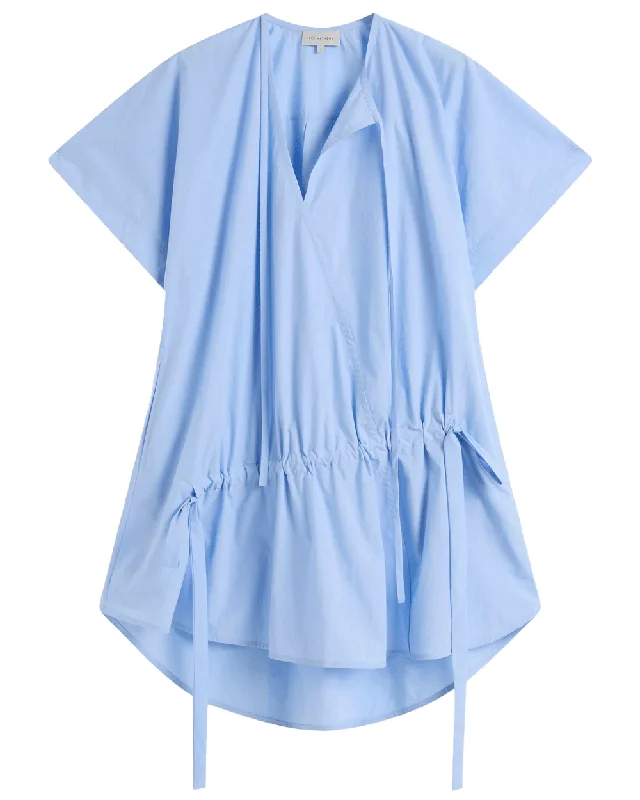 Blue Ana Mini Dress Stylish Floral Print Mini Dress