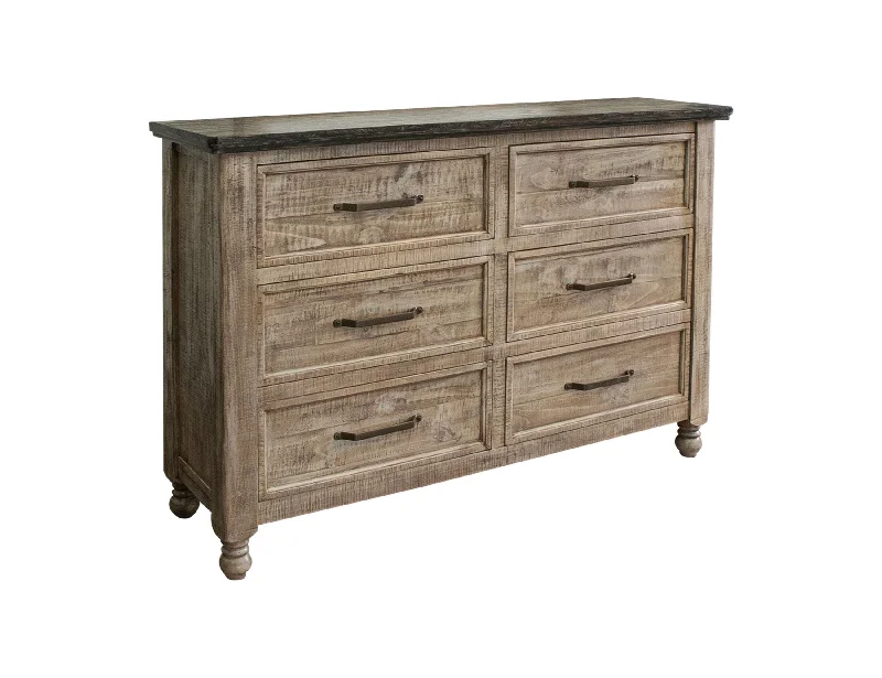 Natural Stone - Dresser - Taupe Brown Tunics Solid Classic