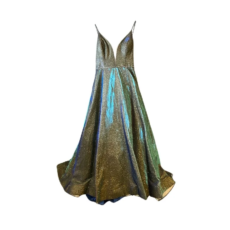 Shimmer Prom Dress/XL Tunics Bridal satin