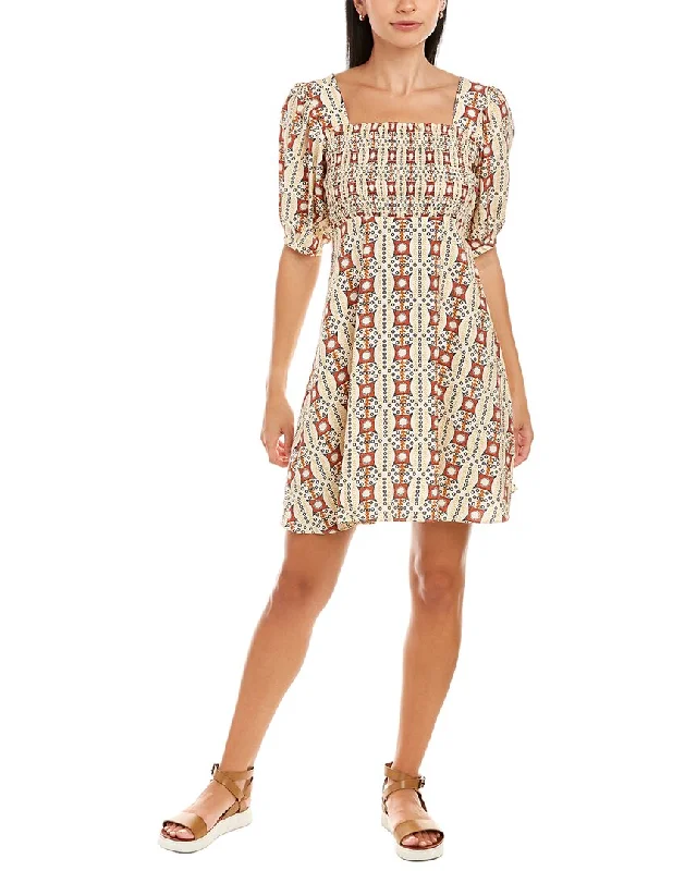 Traffic People Tala Mini Dress Elegant Mini Dress with Ruffles