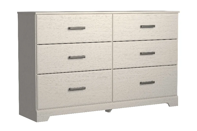 Stelsie - White - Six Drawer Dresser Tunics Sophisticated sleek