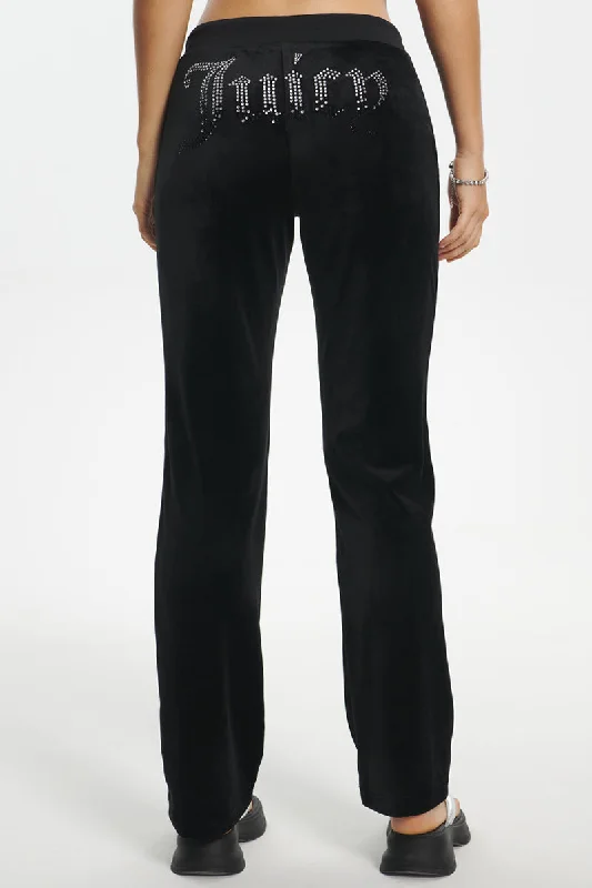 Ombre Big Bling Velour Track Pants Fashionable Track Pants