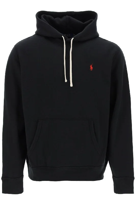 Fleece-back Cotton Hoodie Hoodie with High-Low Hem Asymmetrical Trendy