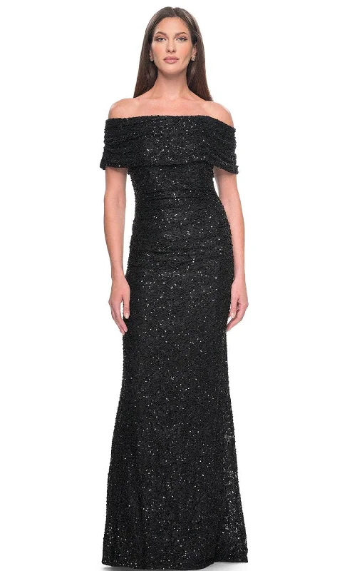 La Femme 31778 - Lace Sheath Evening Dress Tunics Fashionable trendy