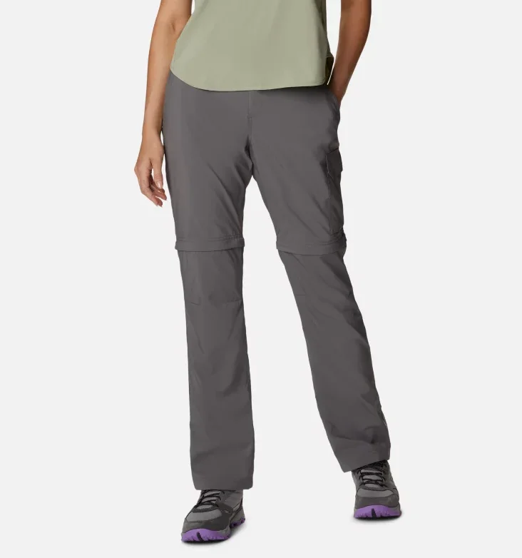 Columbia Silver Ridge Utility Convertible Pants Women's Chic Checkered Pants