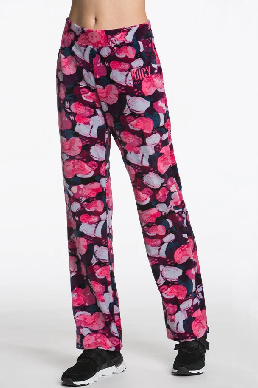 Classic Velour Track Pants Comfortable Denim Leggings