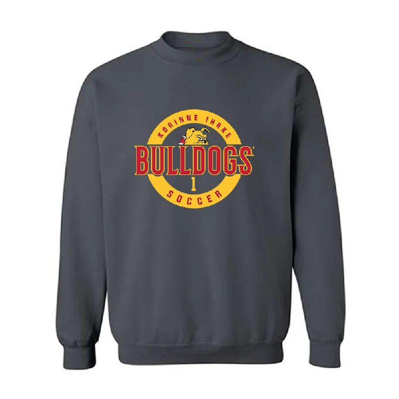 Ferris State - NCAA Women's Soccer : Korinne Ihrke - Classic Fashion Shersey Crewneck Sweatshirt Hoodie with Puffed Sleeves Voluminous Trendy Ferris State - NCAA Women's Soccer : Korinne Ihrke - Classic Fashion Shersey Crewneck Sweatshirt Hoodie with Puffed Sleeves Voluminous Trendy