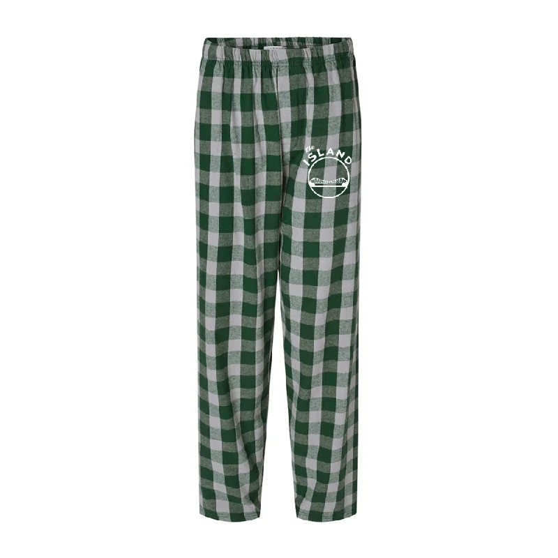 Green Oxford Buffalo Check