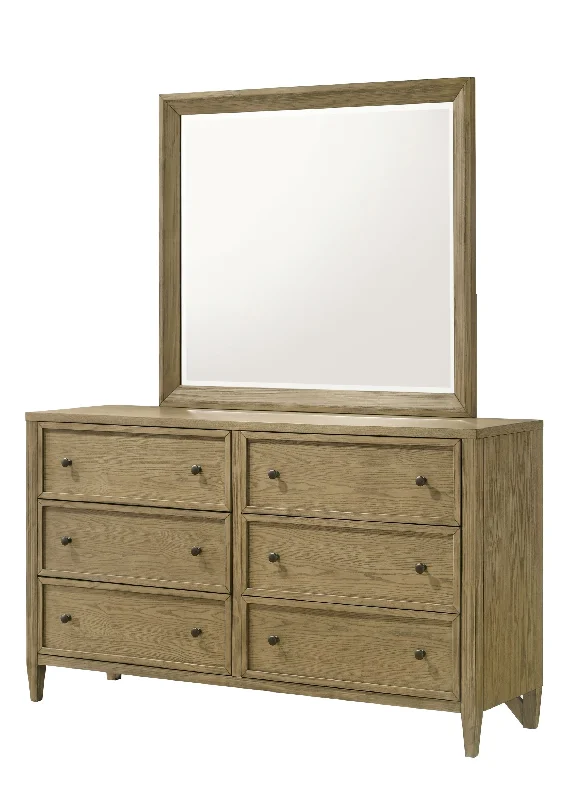 Sienna - Dresser & Mirror - Ash Tunics Winter warm