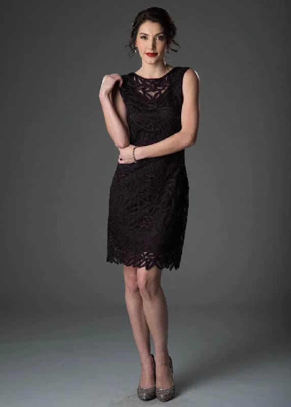 Soulmates 1612 - Lace Illusion Jewel Long Dress Tunics Occasion special