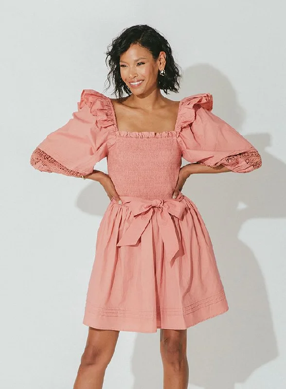 CLEOBELLA CASSIA MINI DRESS - ROSE Trendy Bodycon Mini Dress