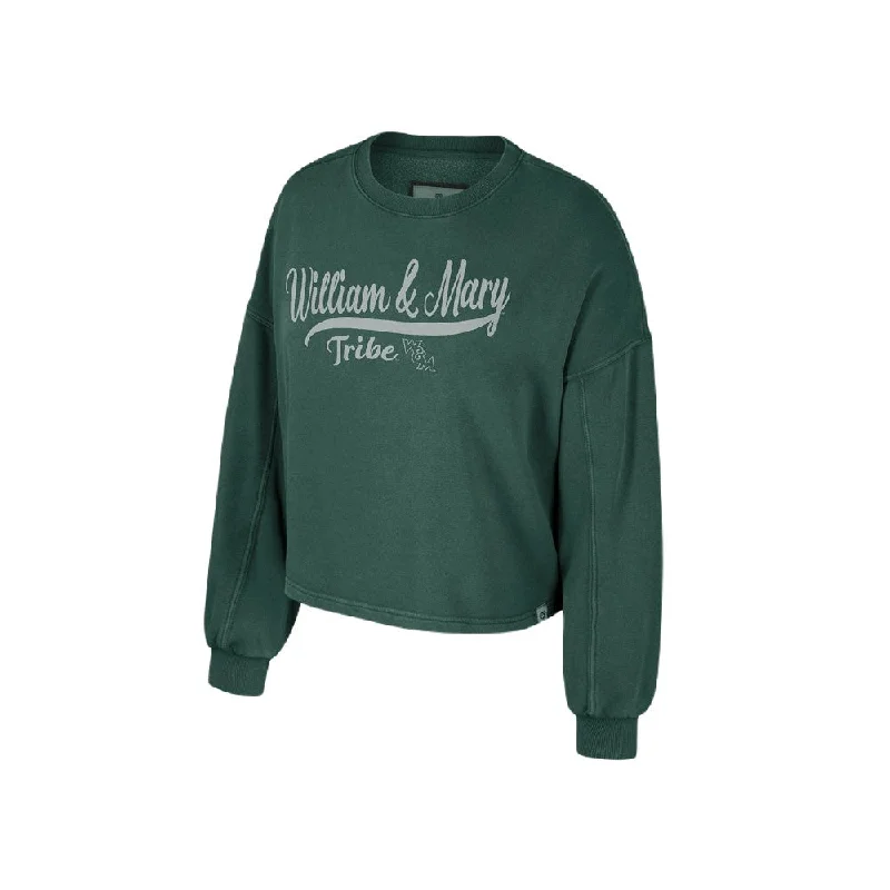 William & Mary Ladies Sweatshirt Hoodie with Zipper Versatile Modern