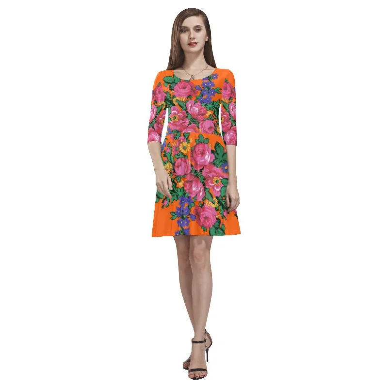 Kokum's Revenge Sierra Tethys Half-Sleeve Skater Dress Tunics Recommended stylist