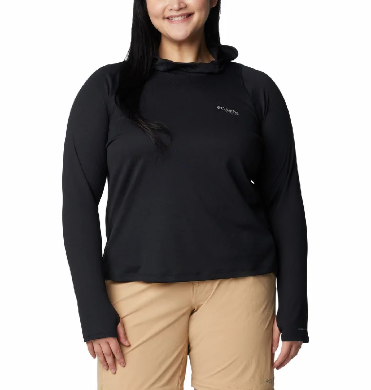 Columbia Womens Summit Valley Hoodie Sweatshirt Hoodie with Hem Drawcord Adjustable Customizable