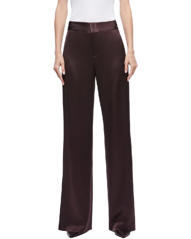 Alice + Olivia Jac High Rise Pant Slim Fit Casual Pants